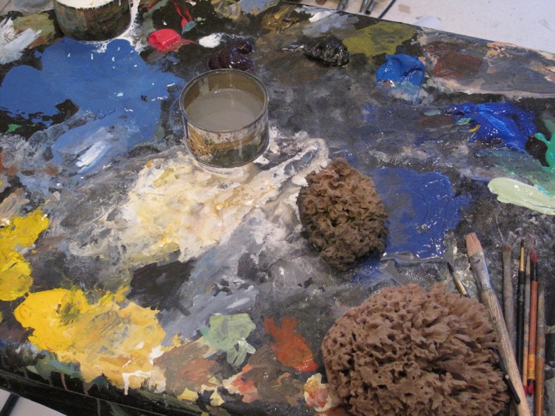 La palette, les couleurs et les outils d’application