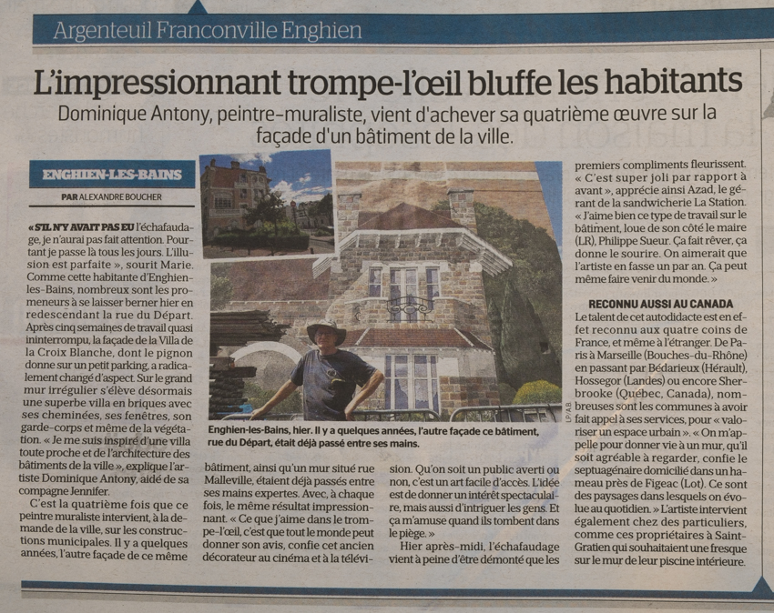 Impressionnant trompe-l’œil. Le Parisien